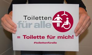 Poster Toiletten für alle